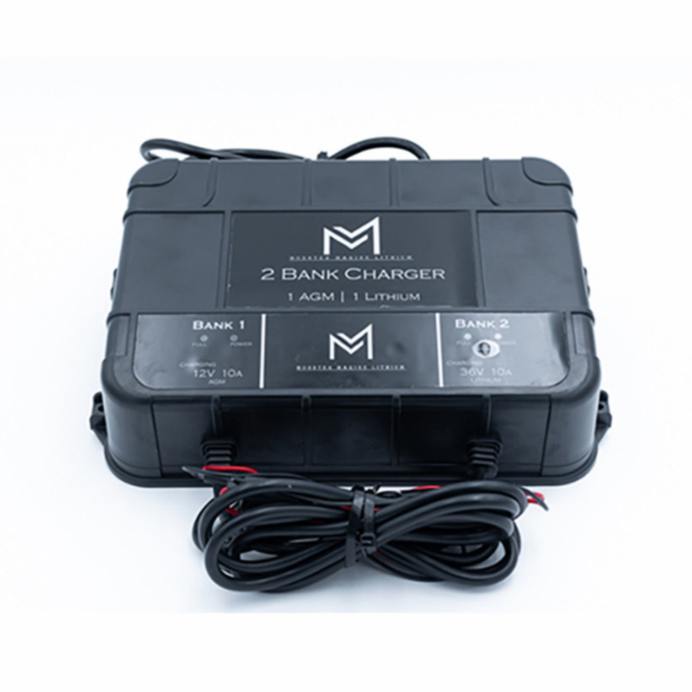 2 BANK LITHIUM CHARGER - PLASTIC - 12VAGM-36V