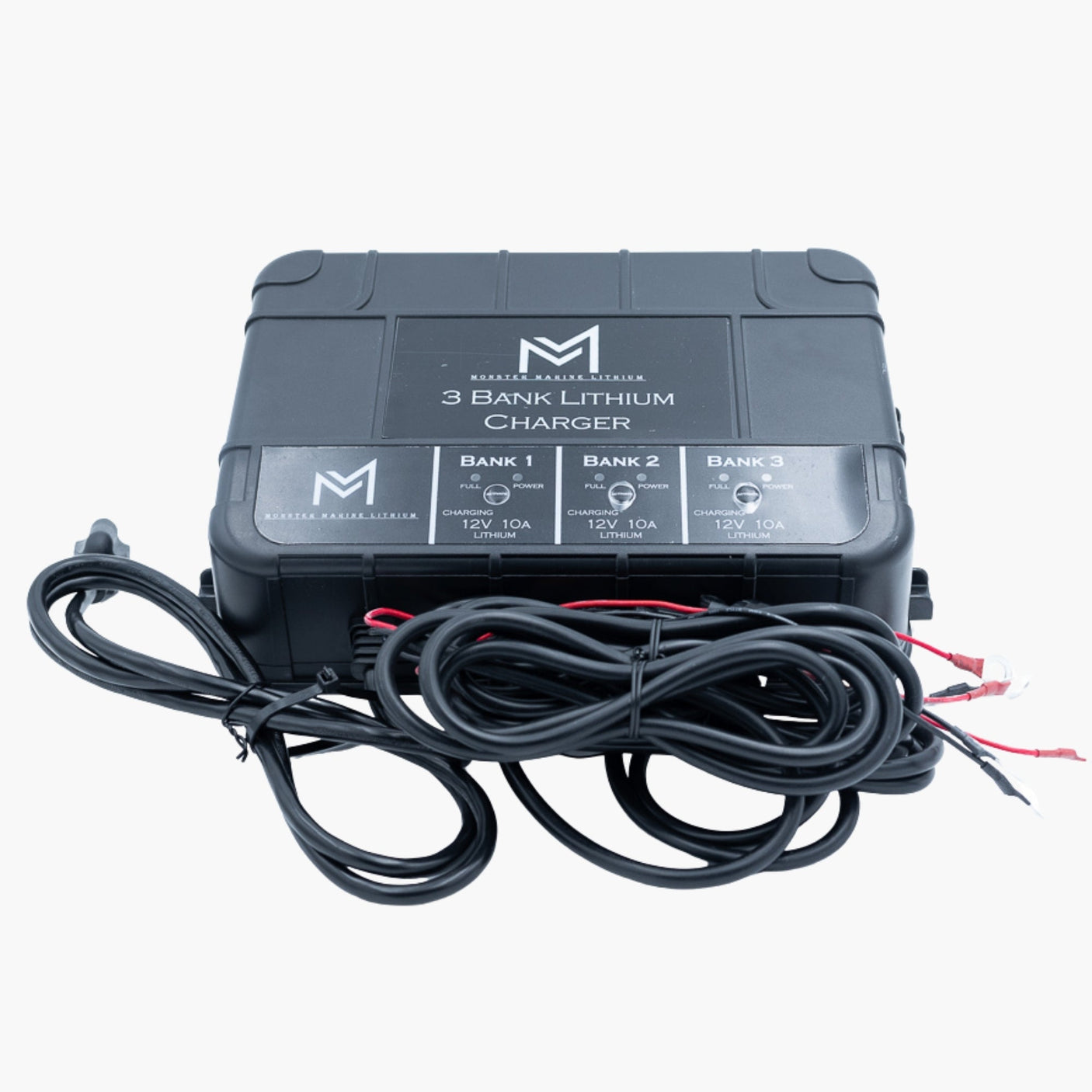 3 BANK LITHIUM CHARGER - PLASTIC - (3) 12V 10A