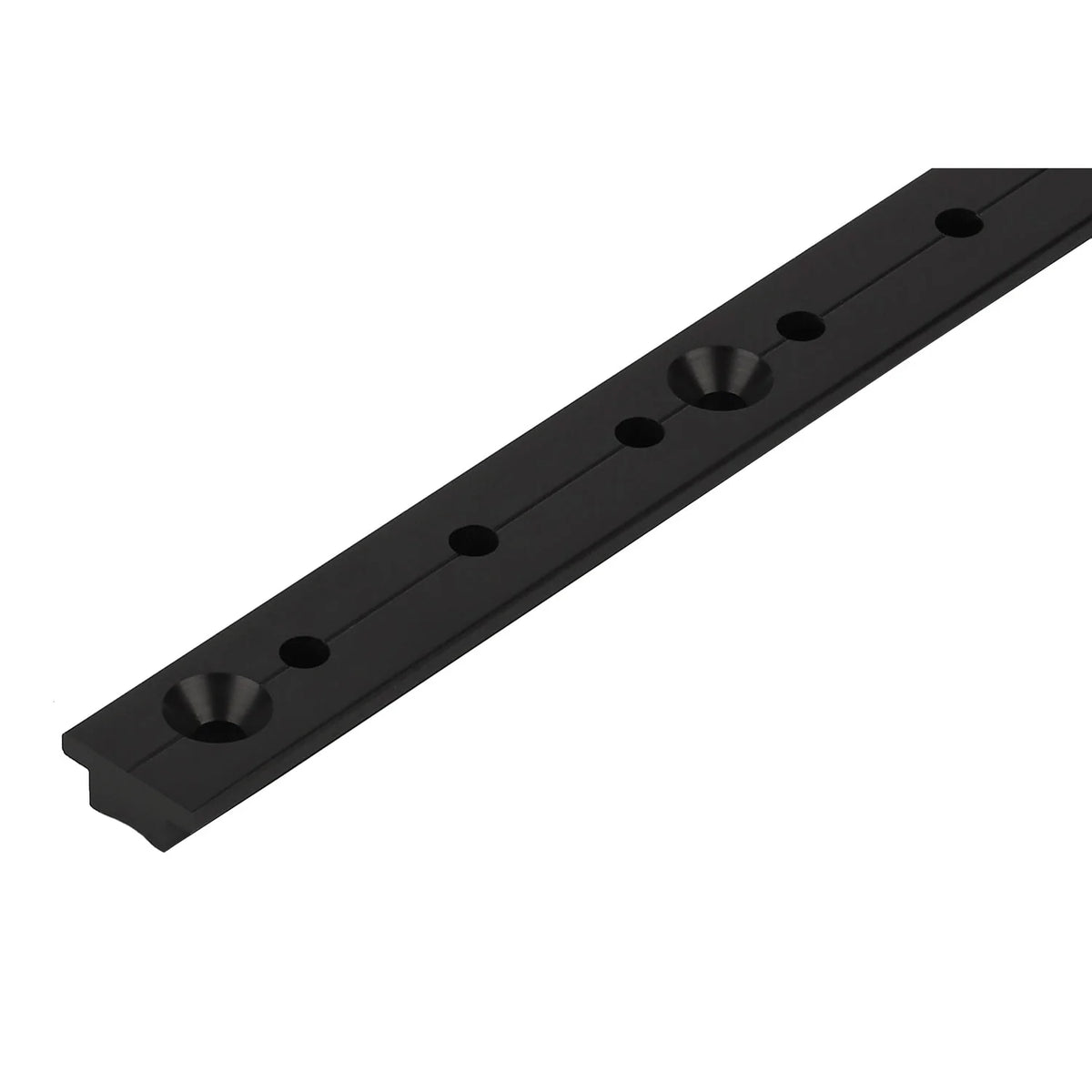 Schaefer 3/4" Black Anodized Aluminum T-Track - 8 ft
