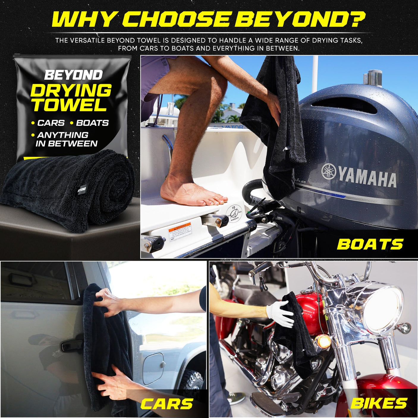 Beyond Drying Towel - Super Absorbent Large Premium Microfiber Towel
