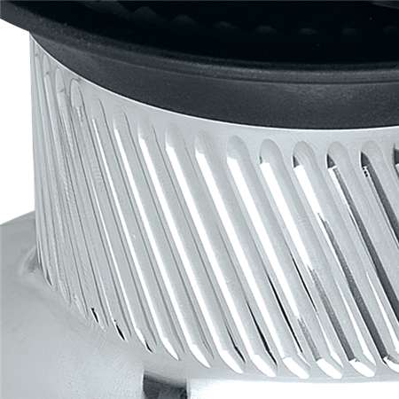 Harken #50 2 Speed Electric Self-Tailing Radial Winch - Chrome with White Trim