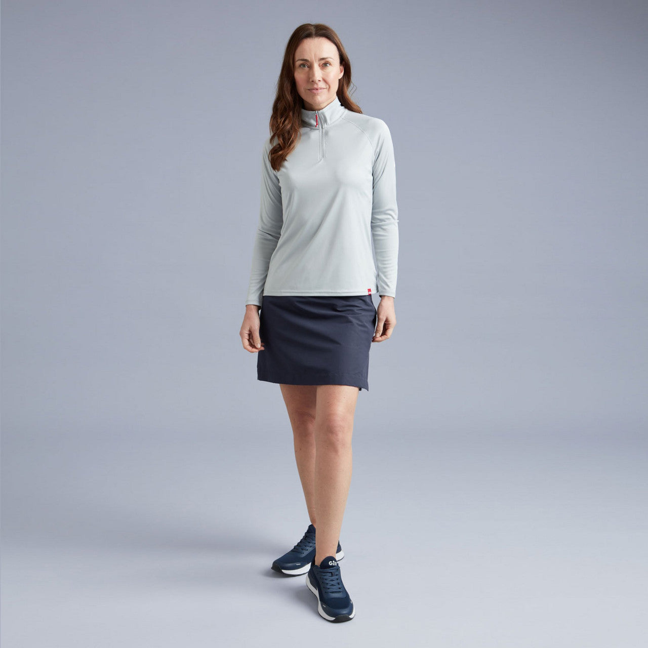 Gill Women's UV Tec Long Sleeve Zip Tee