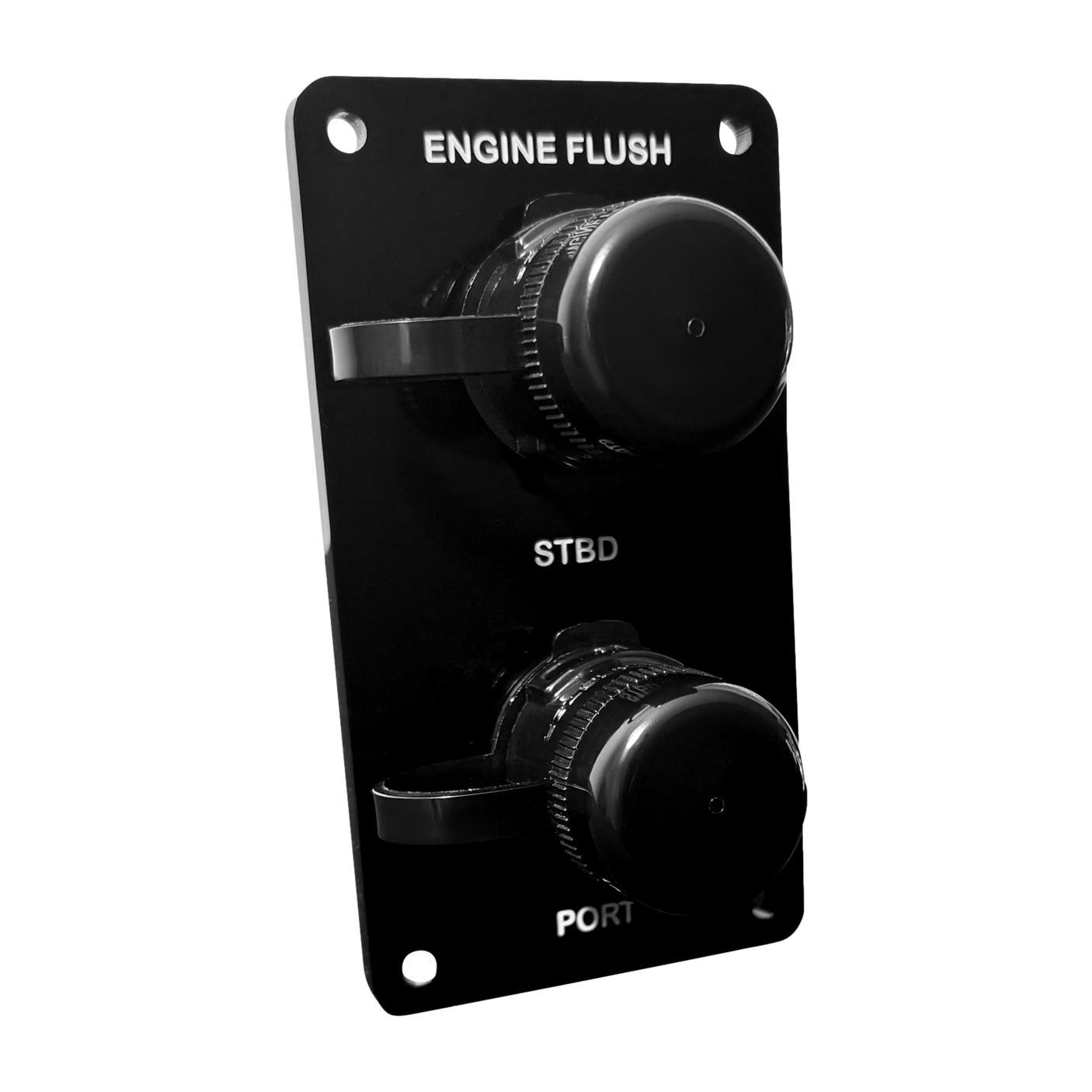 Flush Port Reroute - Black Acrylic