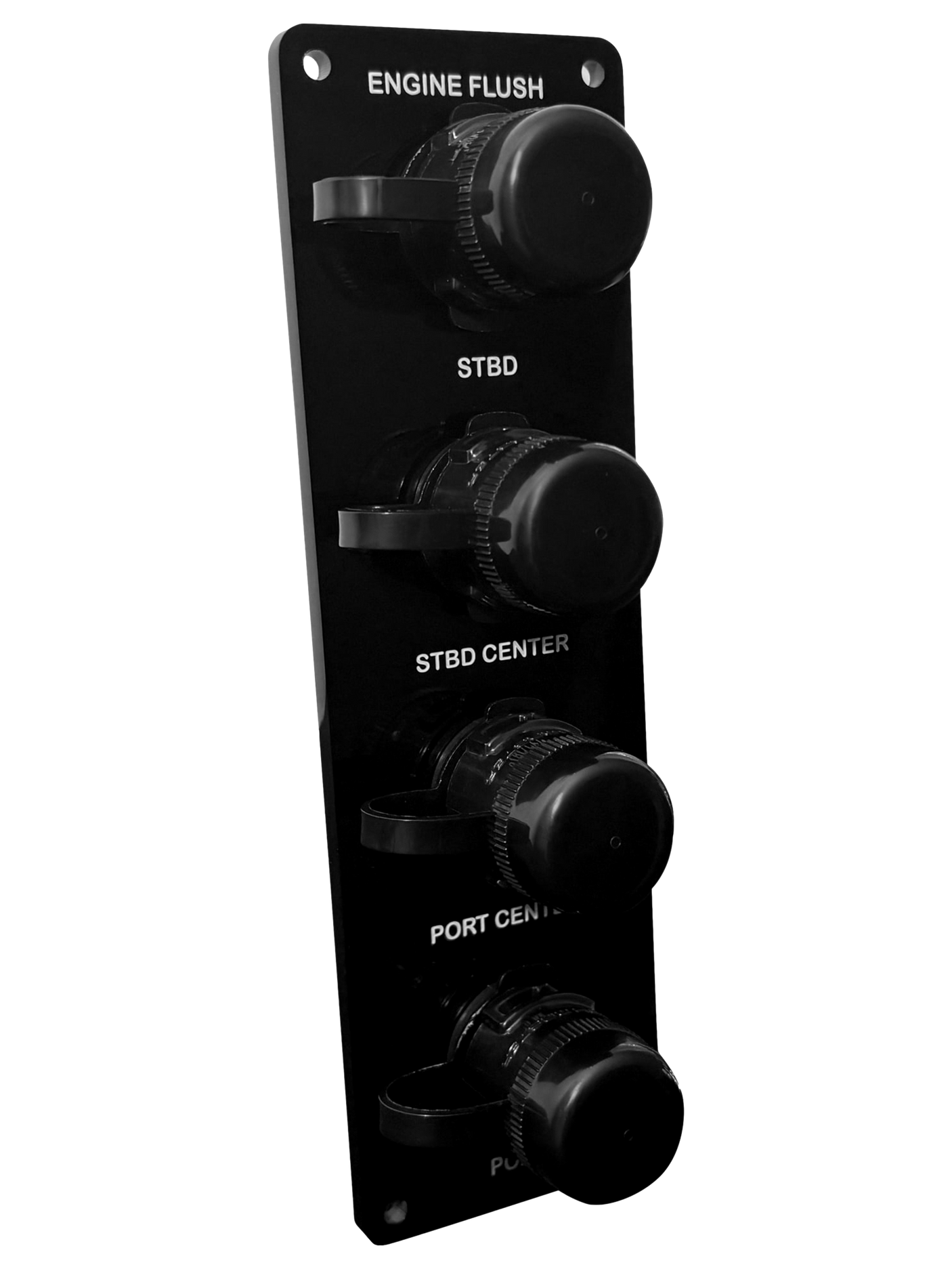 Flush Port Reroute - Black Acrylic