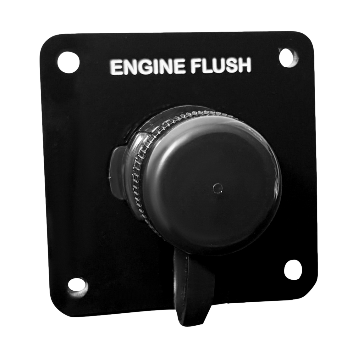 Flush Port Reroute - Black Acrylic