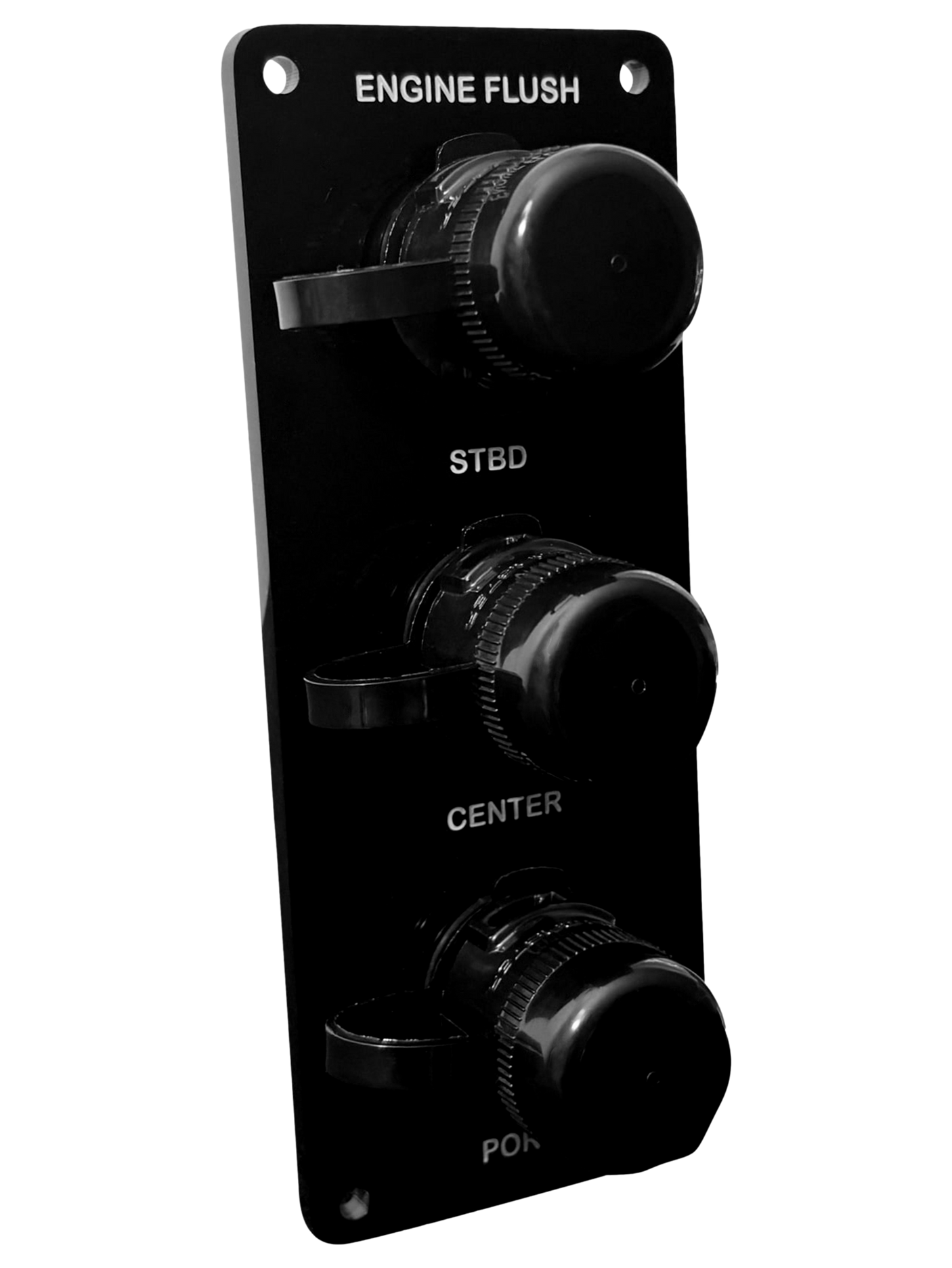 Flush Port Reroute - Black Acrylic