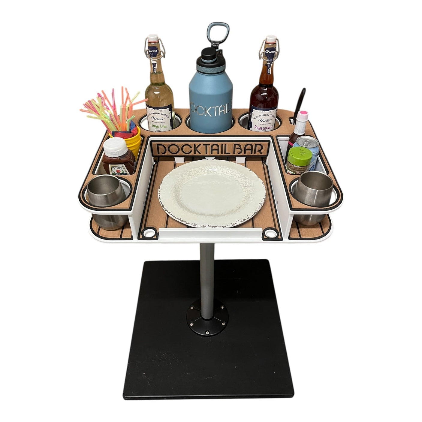 Docktail Butler Pedestal Table Top Replacement