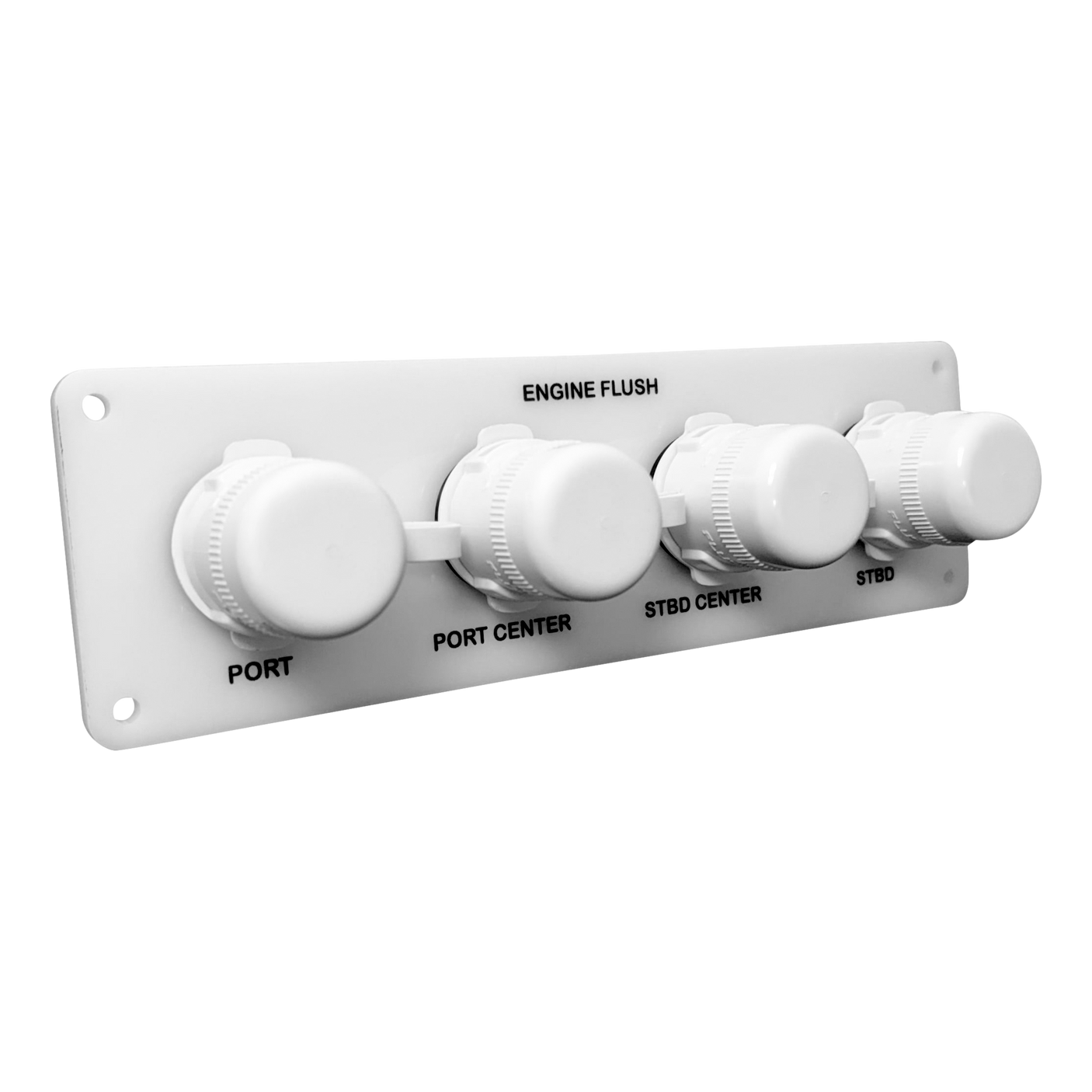 Flush Port Reroute - White Acrylic