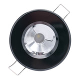 Lumitec Illusion Flush Mount LED Down Light - Spectrum RGBW - Warm White - Black Housing - Chrome Reflector [117165]