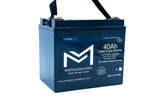 12v 40Ah Deep Cycle  Lithium Marine Battery "Viper" -  Bluetooth - MML-CW1240B