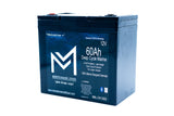12v 60Ah Deep Cycle Lithium Marine Battery "Wolverine" - Bluetooth - MML-1260B