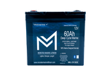 12v 60Ah Deep Cycle Lithium Marine Battery "Wolverine" - Bluetooth - MML-1260B