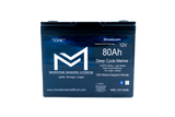 12v 80Ah Bluetooth Deep Cycle Lithium Marine Battery