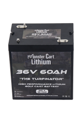 36V 60AH & charger - "THE TURFINATOR" - BLUETOOTH HIGH PERFORMANCE LITHIUM GOLF CART BATTERY - GC2 GROUP