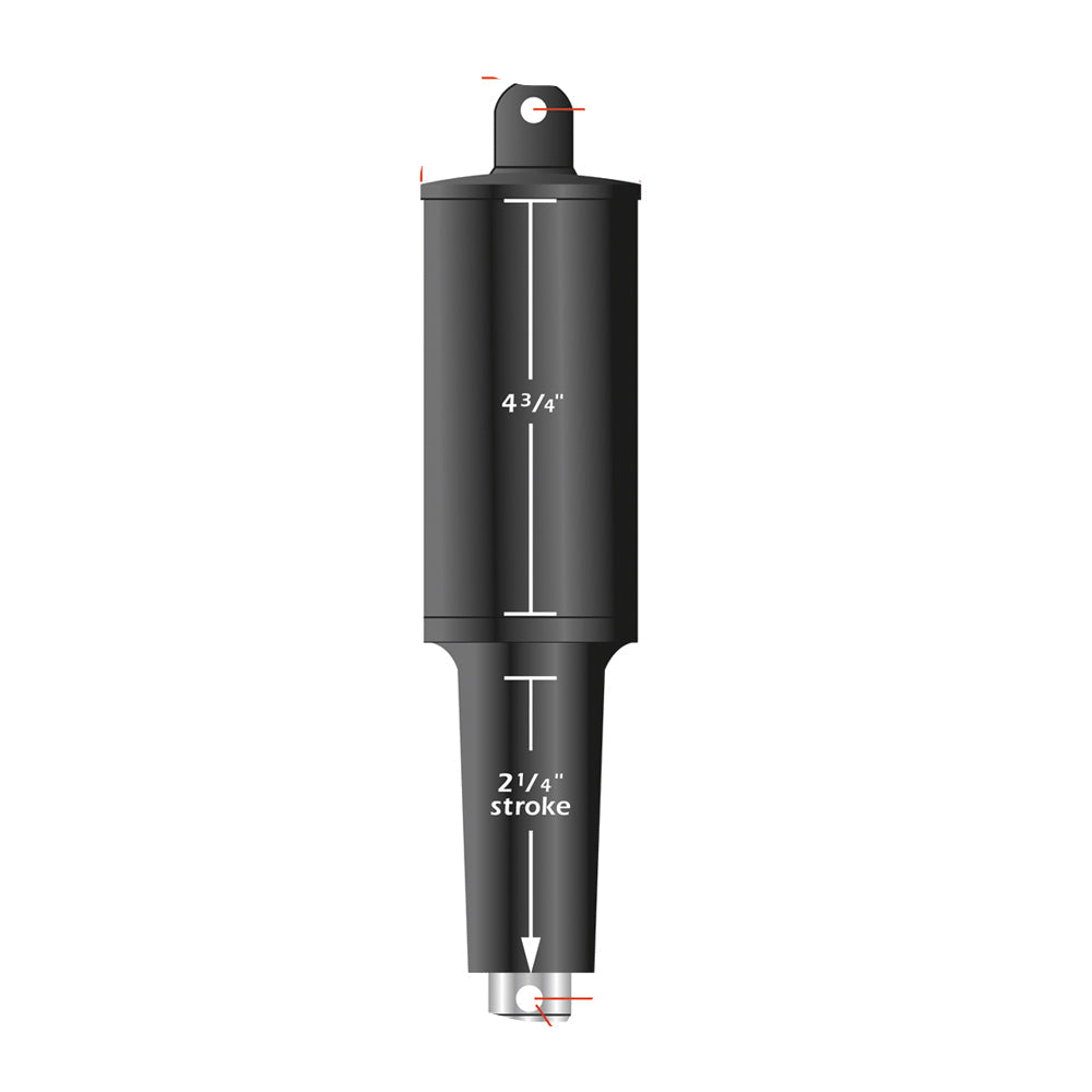 Lenco 101XD  Extreme Duty Actuator - 24v - 2 1/4" Stroke - 3/8" Hardware [15063-001]