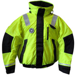 First Watch AB-1100 Flotation Bomber Jacket - Hi-Vis Yellow/Black - Large [AB-1100-HV-L]