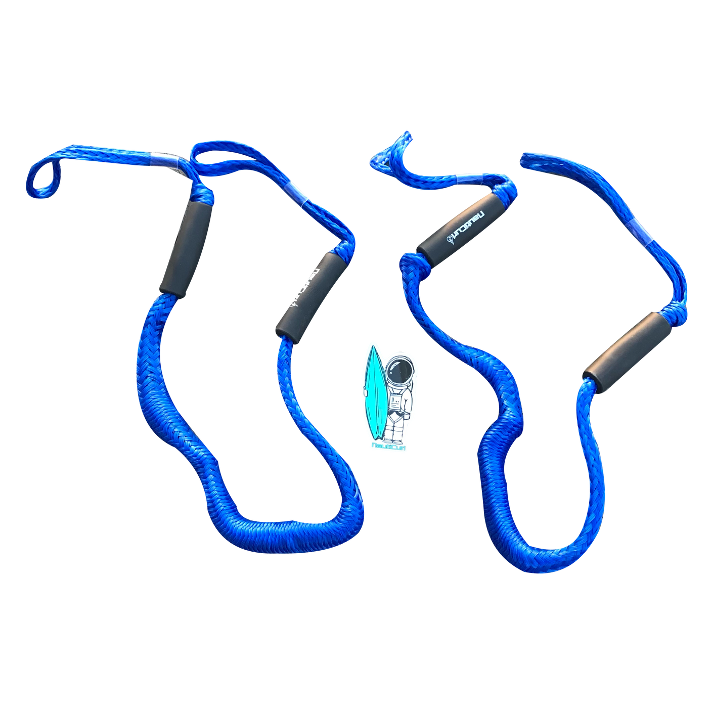NautiCurl Bungee Boat Ropes - Shock Absorbing (2 Ropes)