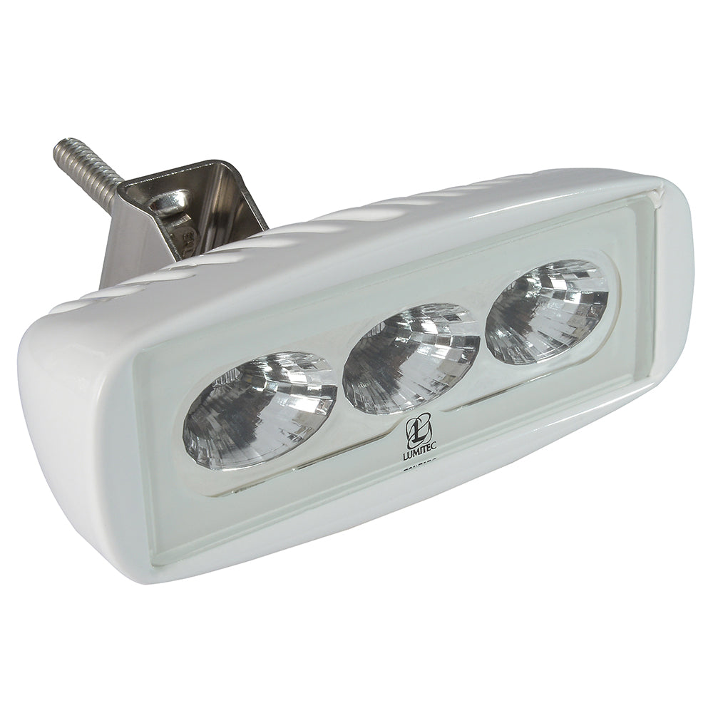 Lumitec CapreraLT - LED Flood Light - White Finish - White Non-Dimming [101292]