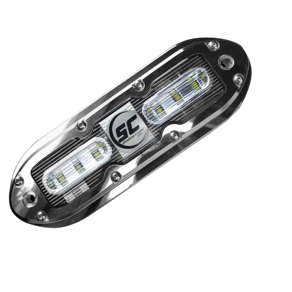 Shadow-Caster SCM-6 LED Underwater Light w/20' Cable - 316 SS Housing - Great White [SCM-6-GW-20]