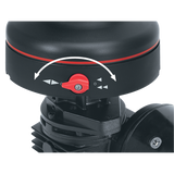 Harken #46 Electric Self-Tailing Rewind Radial Winch - Reverse Speed - Chrome with White Trim