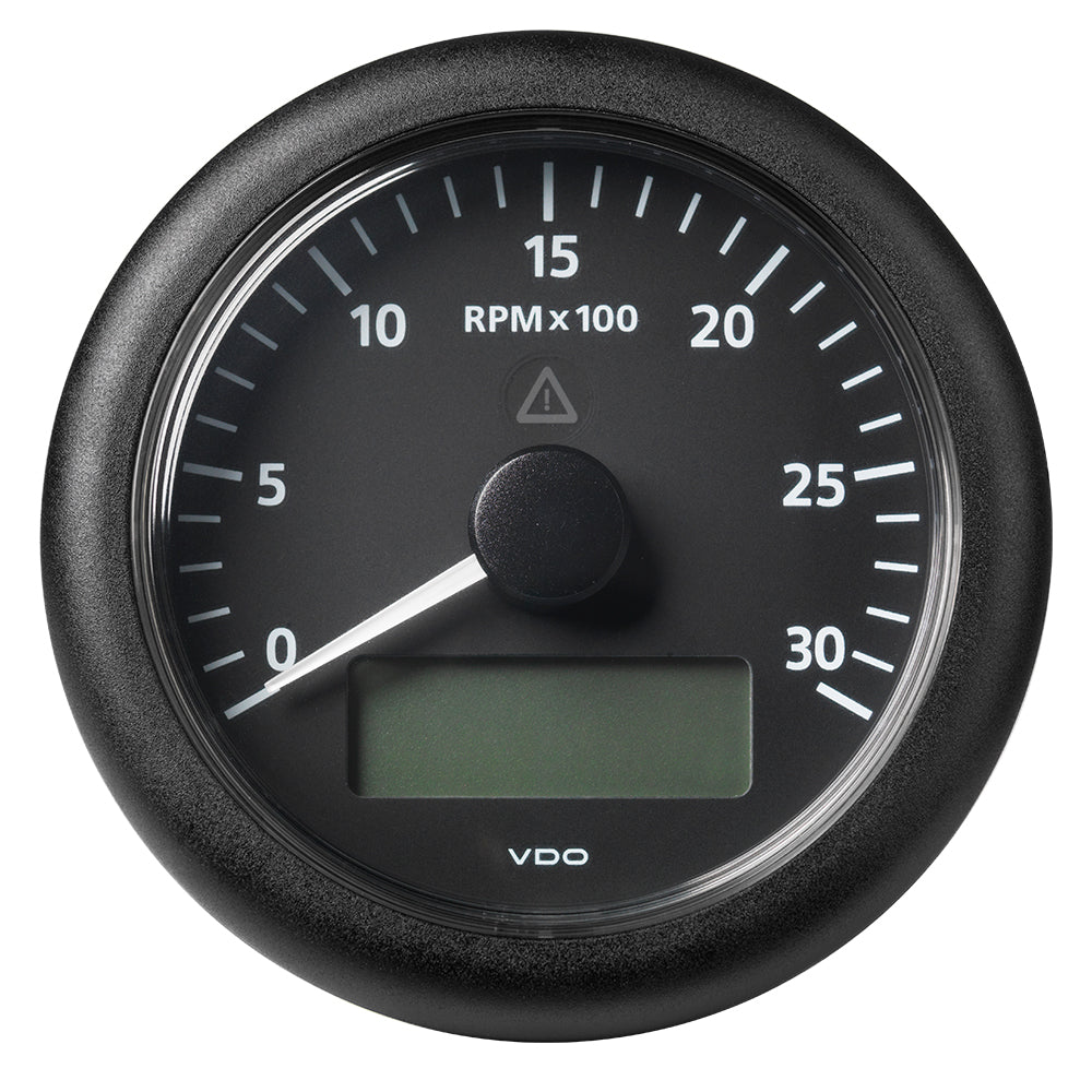 Veratron 3-3/8" (85MM) ViewLine Tachometer w/Multi-Function Display - 0 to 3000 RPM - Black Dial  Bezel [A2C59512390]