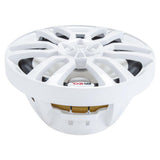 DS18 HYDRO 8" 2-Way Marine Speakers w/RGB LED Lights 375W - White [NXL-8]