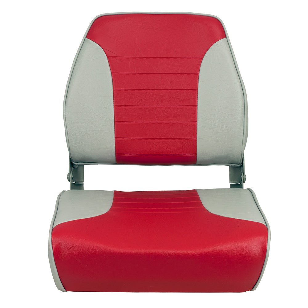 Springfield Economy Multi-Color Folding Seat - Grey/Red [1040655]