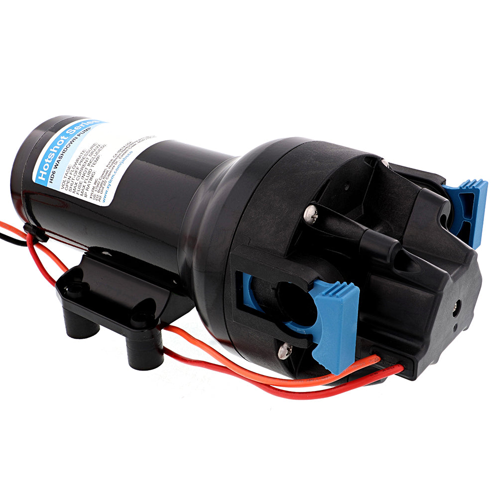 Jabsco HotShot HD6 Heavy Duty Washdown Pump w/25 HoseCoil - 12V - 6 GPM - 70 PSI [P601J-219N-4A]