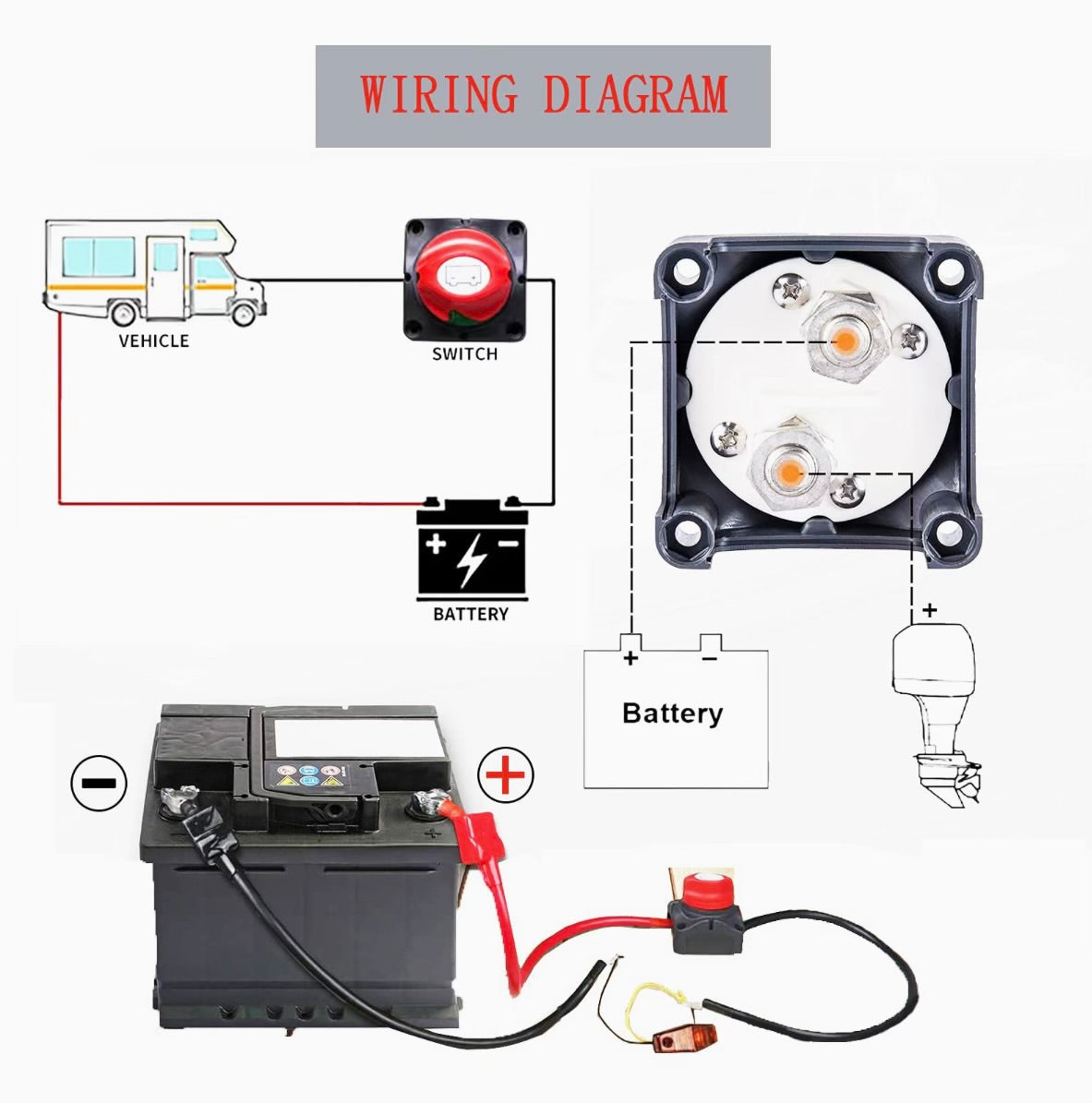 Battery Disconnect Switch On/OFF