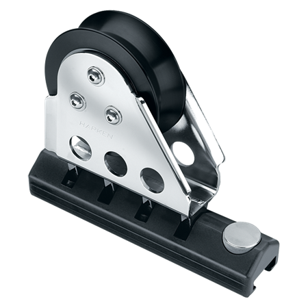 Harken 40 mm Aluminum Slider T-Track Genoa Car  Pinstop, Fits 1888 Track