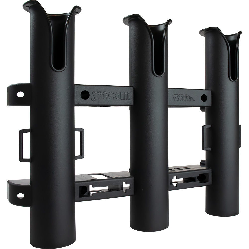 Sea-Dog Triple Threat Three Pole Rod Holder - Black [325033-1]