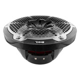 DS18 HYDRO 10" 2-Way Speakers w/Bullet Tweeter  Integrated RGB LED Lights - Carbon Fiber [CF-10M]