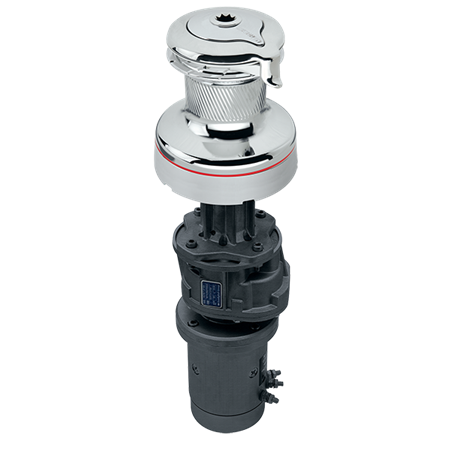 Harken #70 2 Speed Electric Self-Tailing Radial Winch - All Chrome