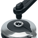 Harken #40 Electric Self-Tailing Rewind™ Radial Winch — Reverse Speed - Chrome with White Trim