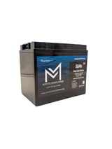 12v 50Ah Deep Cycle Lithium Marine Battery "Hyena" - MML-CW1250