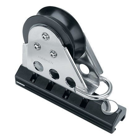 Harken 40mm Aluminum Slider T-Track Genoa Car - Pinstop, Bail, Fits 1888 Track