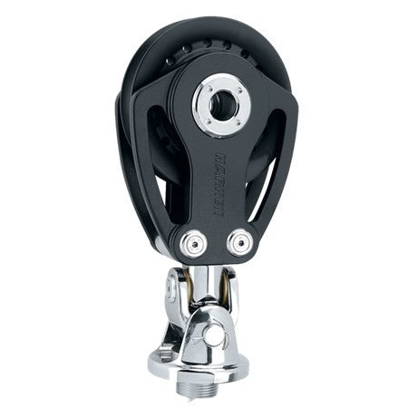 Harken 200mm Aluminum Stand-Up Block - Removable Top & Deck Cup