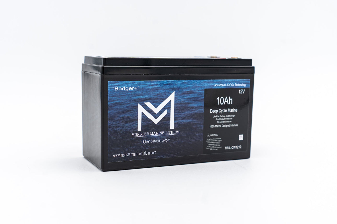 12v 10Ah Monster Marine Lithium Deep Cycle