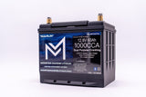 1000CCA 12V 60Ah Dual Purpose Cranking Lithium Battery - BLUETOOTH - MML-12CR60B