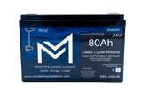 24V 80Ah Lithium Marine Trolling Motor Battery "Kong" - Bluetooth