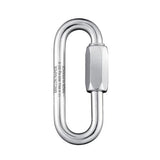 Peguet 5mm (3/16") Galvanized Steel Large Opening Maillon Rapide Quick Link