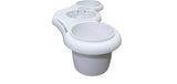 E-Sea Caddy Pro- Multi Cup Suction Mounted Drink Holder-White
