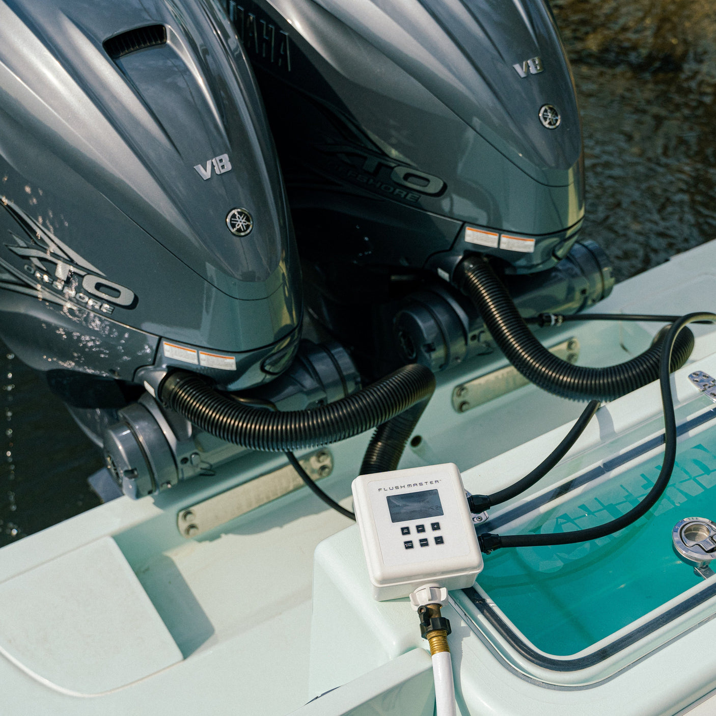 Flushmaster 2-Outlet (single to dual engines)