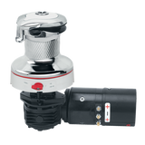 Harken #46 Electric Self-Tailing Rewind™ Radial Winch — Reverse Speed - Chrome with White Trim