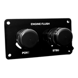 Flush Port Reroute - Black Acrylic