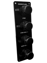 Flush Port Reroute - Black Acrylic