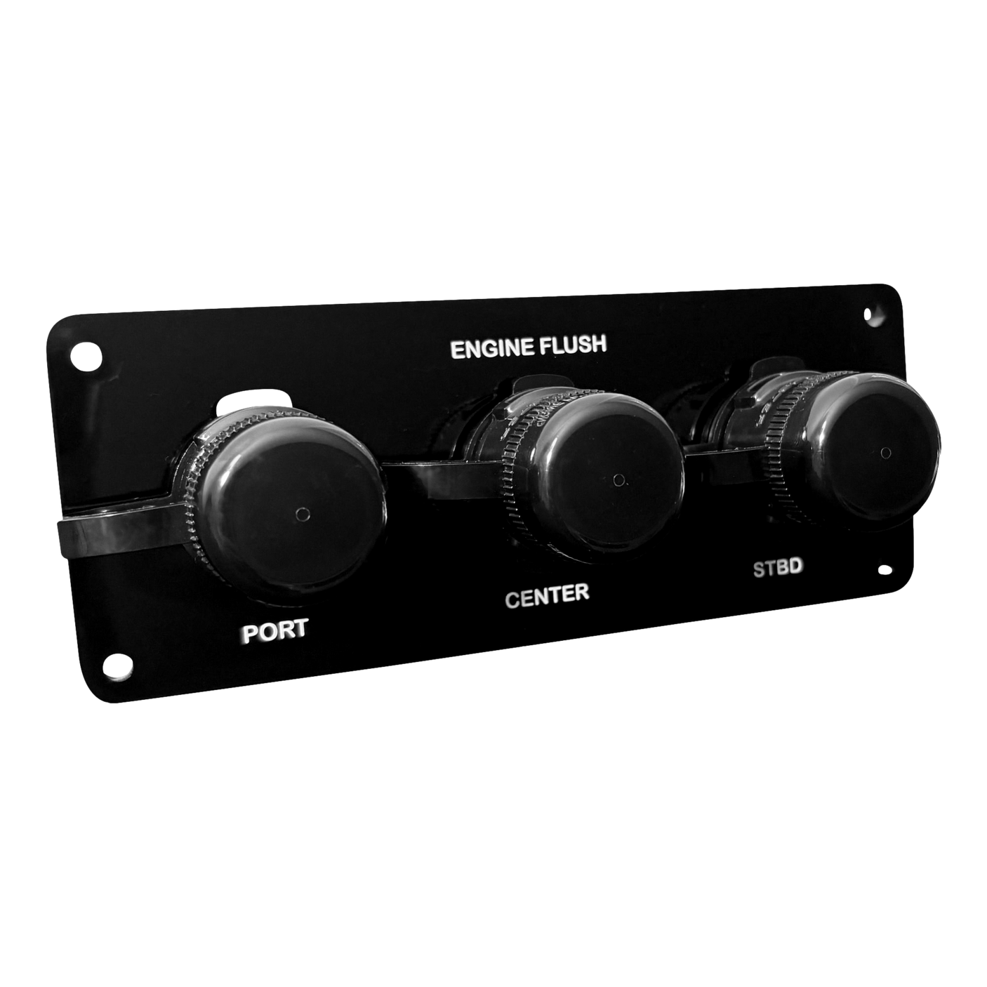 Flush Port Reroute - Black Acrylic