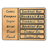 Custom Names - Add Your Name to Decking Kits - Choose Font & Letter Style