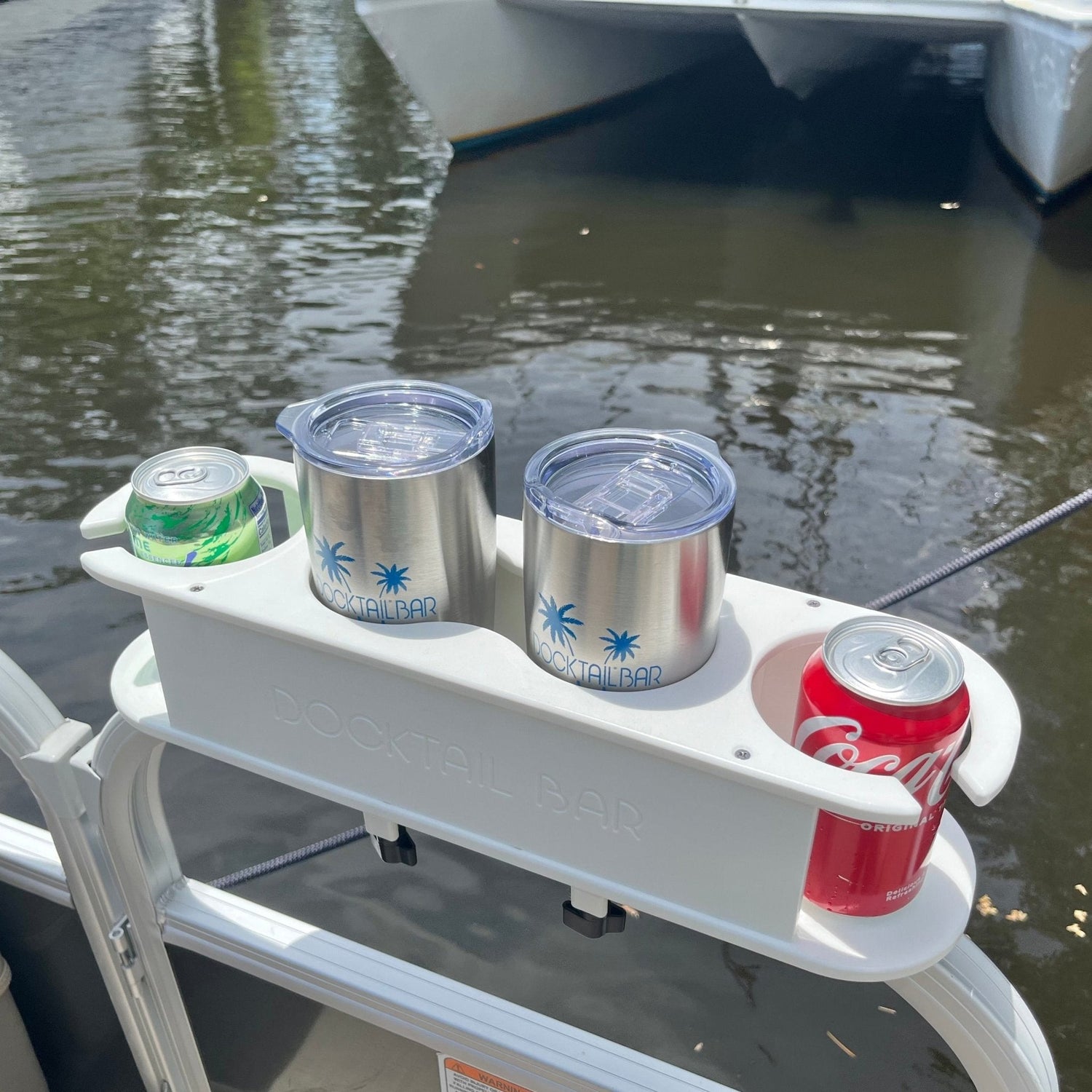 Docktail Pontoon Boat Cup Holder Caddy