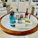 Docktail Boat Table Caddy with SeaSucker Vacuum Mounts